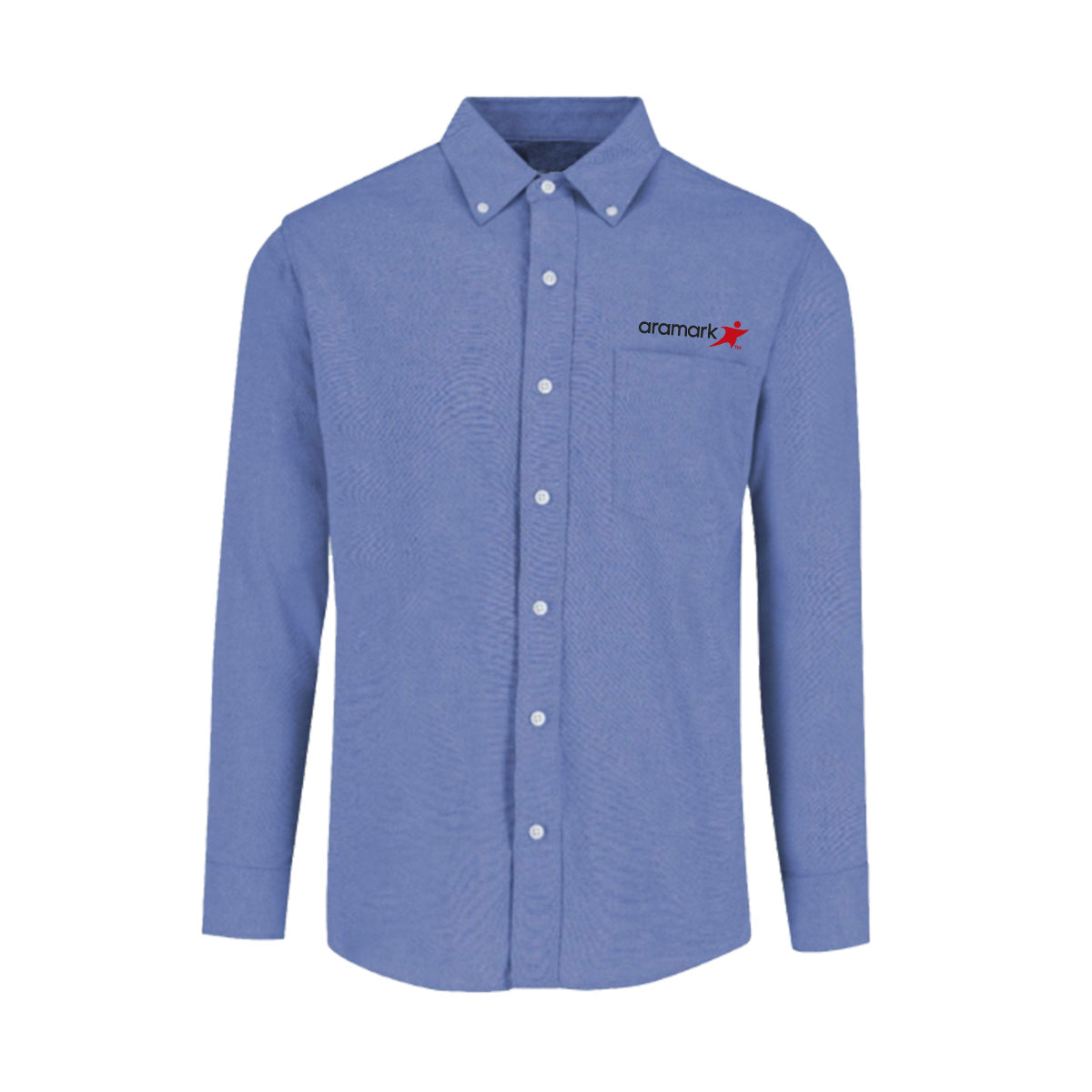 AMK003 / CAMISA EJECUTIVA OXFORD HOMBRE MANGA LARGA AZUL CIELO