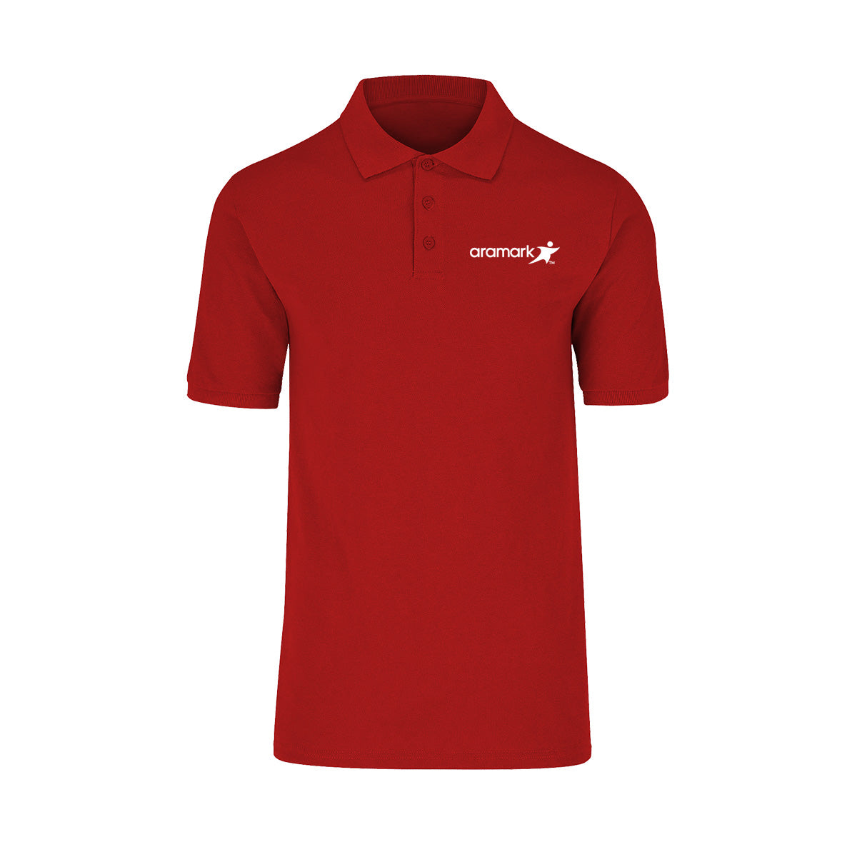 AMK007 / PLAYERA TIPO POLO CABALLERO CON BORDADO ARAMARK