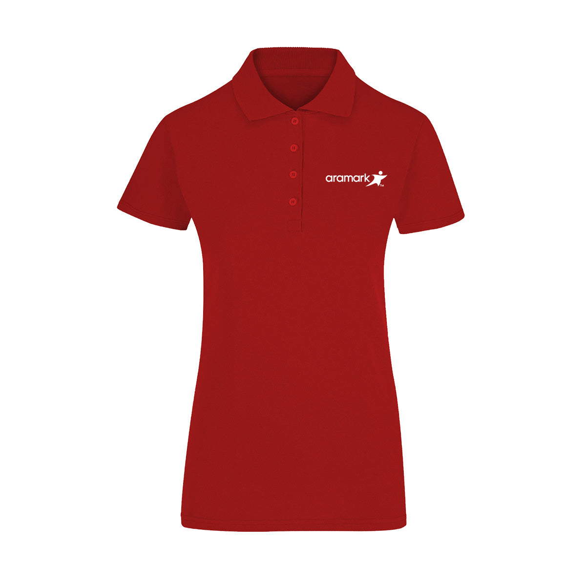 AMK008 / PLAYERA TIPO POLO DAMA CON BORDADO ARAMARK