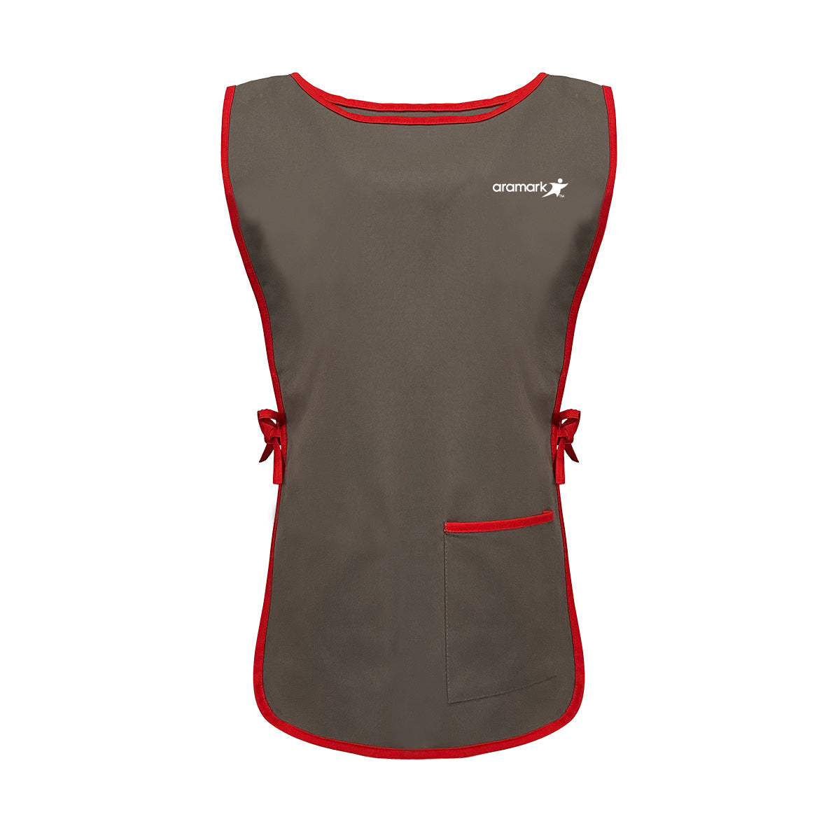 AMK020 / CASCASA ENTRENAMIENTO GRIS CON BIES CONTRASTADO. BORDADO ARAMARK