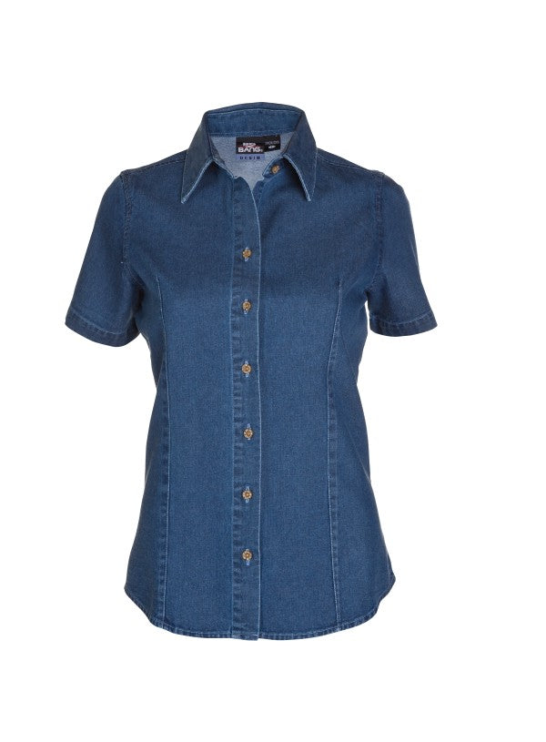 BIG BANG / BLUSA DENIM MEZCLILLA MANGA CORTA