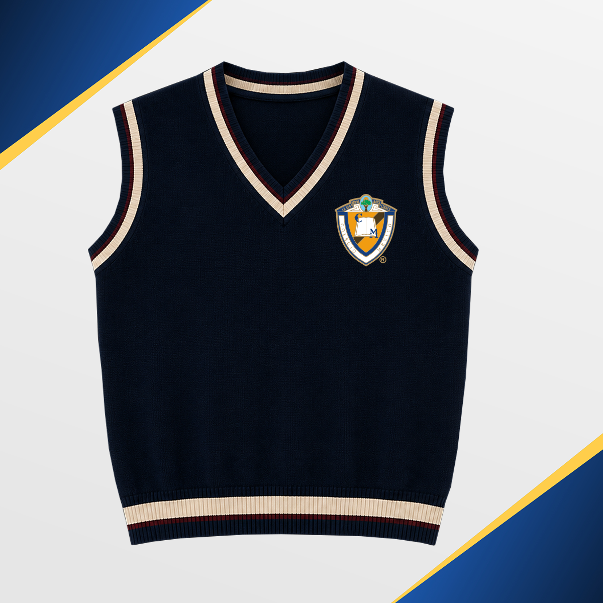CHALECO TEJIDO UNISEX COLEGIO MÉXICO