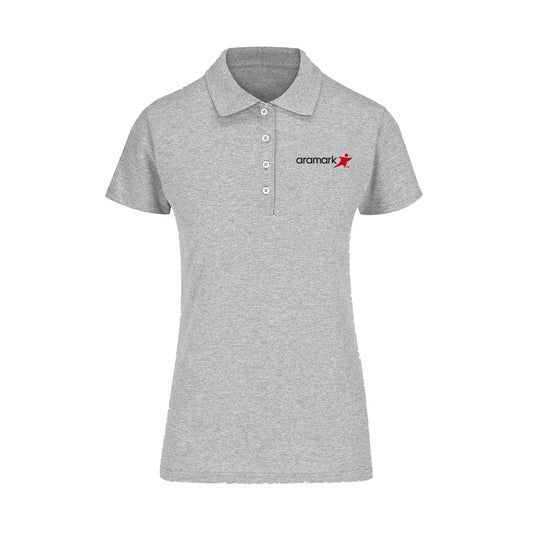 AMK008 / PLAYERA TIPO POLO DAMA CON BORDADO ARAMARK