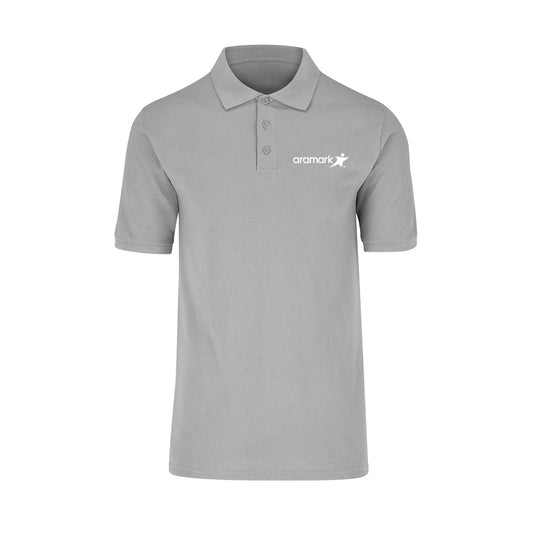 AMK009 / PLAYERA POLO DRY FIT MANGA CORTA PARA CABALLERO CON BORDADO ARAMARK