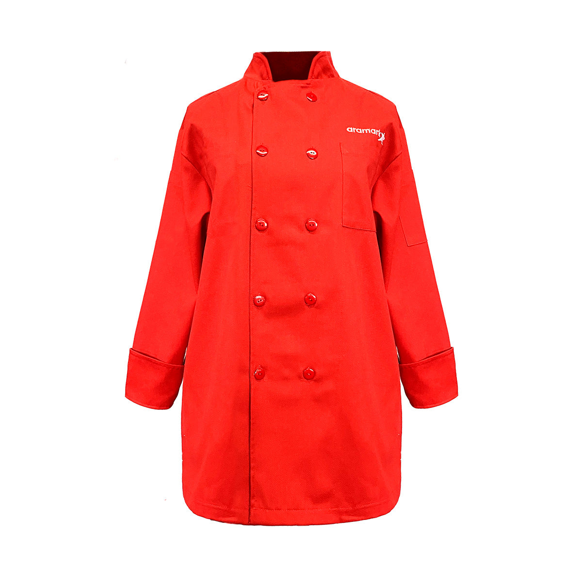 AMK026 / FILIPINA MANGAS 3/4 ROJA. BORDADO ARAMARK
