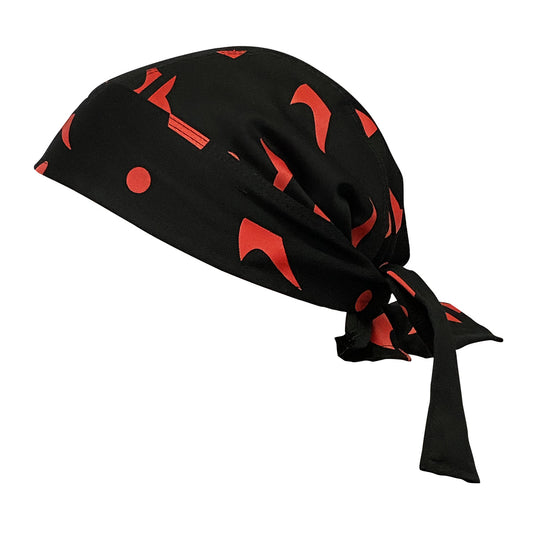 AMK029 / GORRO BEANNIE ESTAMPADO ROJO