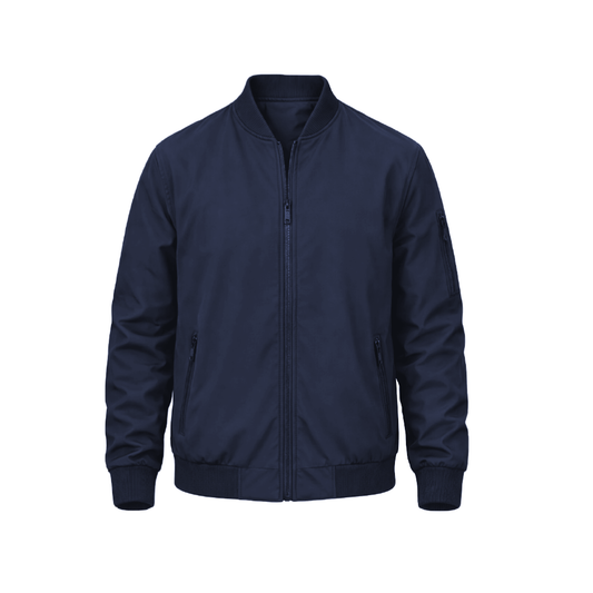 CHAMARRA BOMBER CON CIERRE