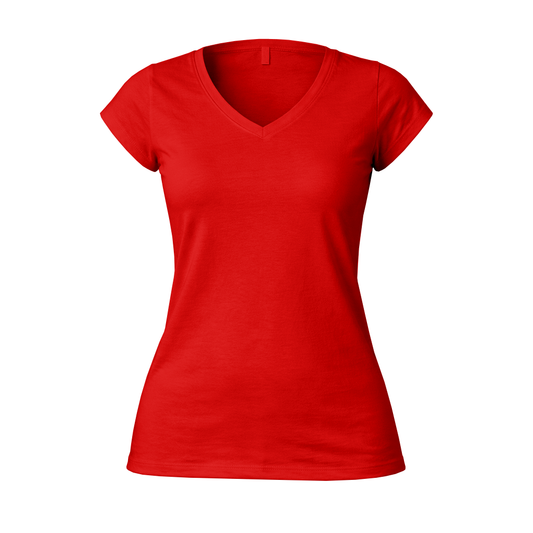 MARK / PLAYERA CUELLO V MANGA CORTA DAMA