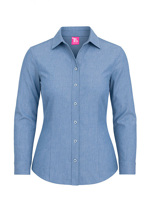 BIBO / BLUSA OXFORD MANGA LARGA
