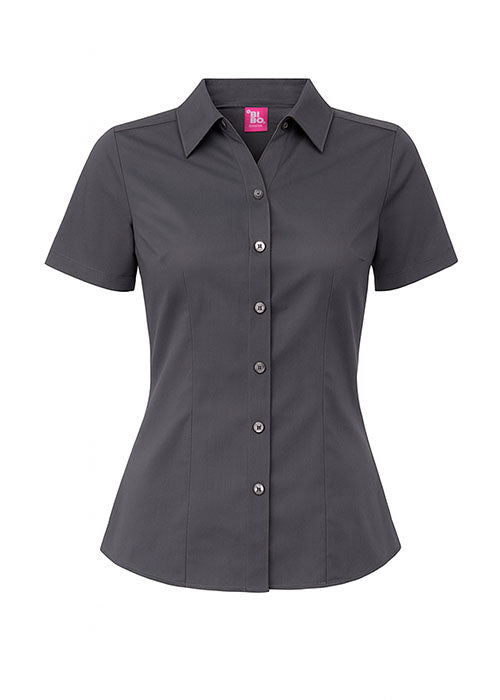 BIBO / BLUSA GABARDINA MANGA CORTA