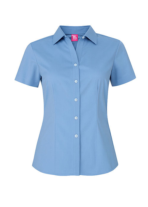 BIBO / BLUSA GABARDINA MANGA CORTA