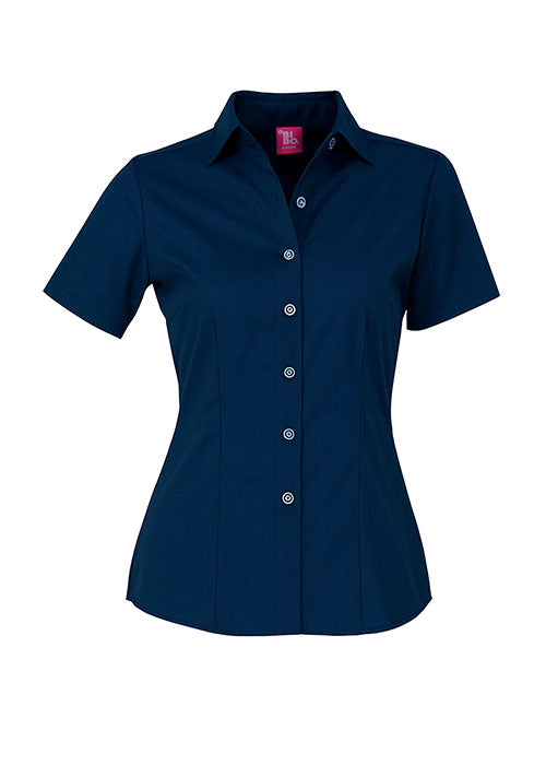 BIBO / BLUSA GABARDINA MANGA CORTA