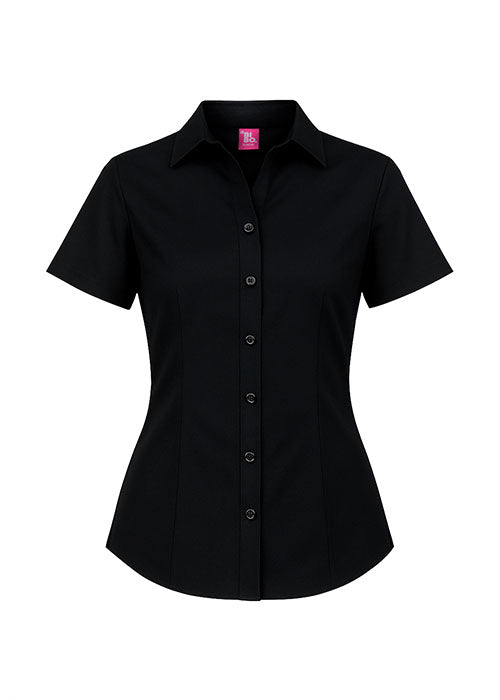 BIBO / BLUSA GABARDINA MANGA CORTA
