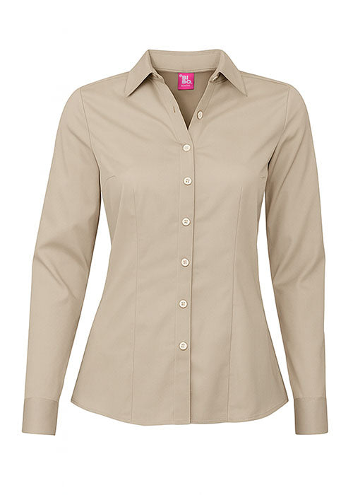 BIBO / BLUSA GABARDINA MANGA LARGA