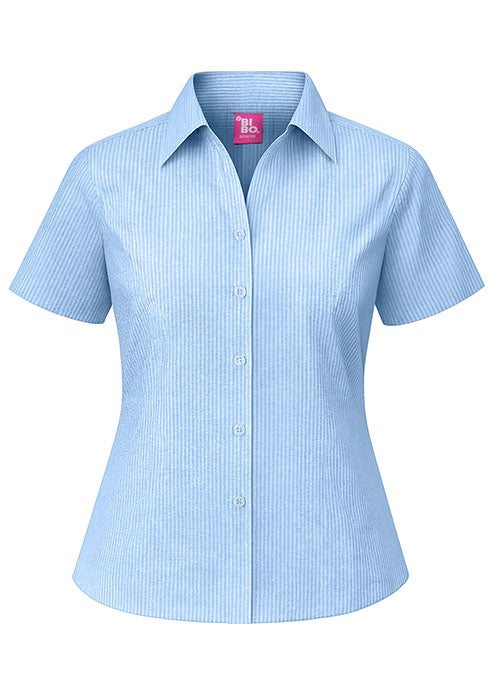 BIBO / BLUSA MIL RAYAS MANGA CORTA
