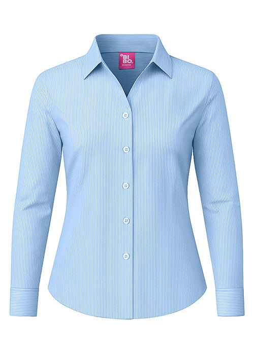 BIBO / BLUSA MIL RAYAS MANGA LARGA