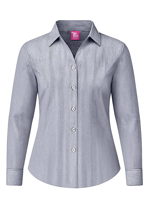 BIBO / BLUSA MIL RAYAS MANGA LARGA