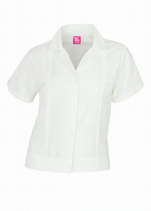 BIBO / BLUSA HABANA MANGA CORTA