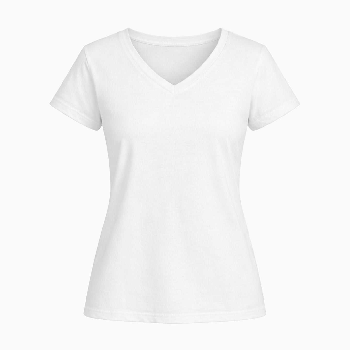 GILDAN 64V00L / PLAYERA CUELLO V MANGA CORTA MUJER