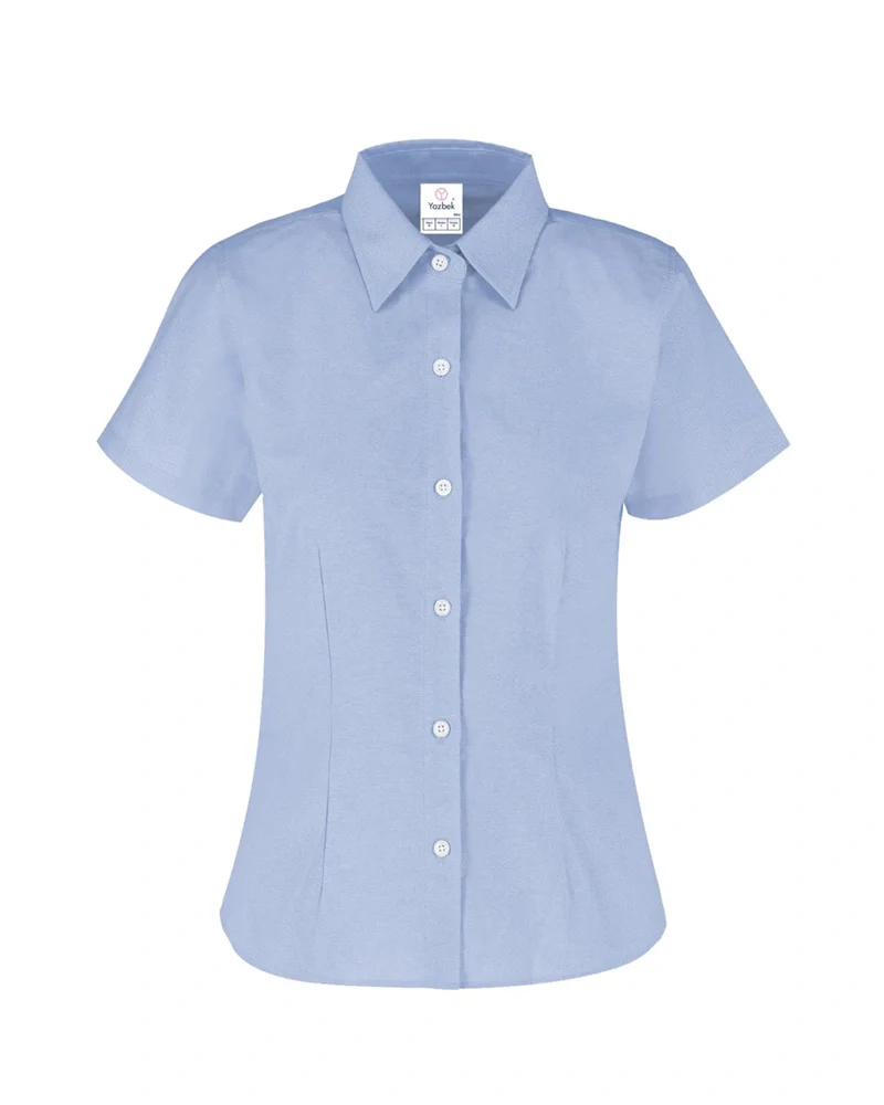 YAZBEK / BLUSA OXFORD MANGA CORTA DAMA