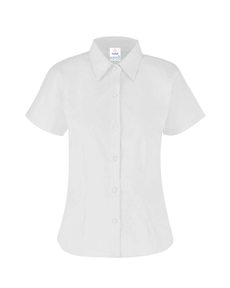 YAZBEK / BLUSA OXFORD MANGA CORTA DAMA