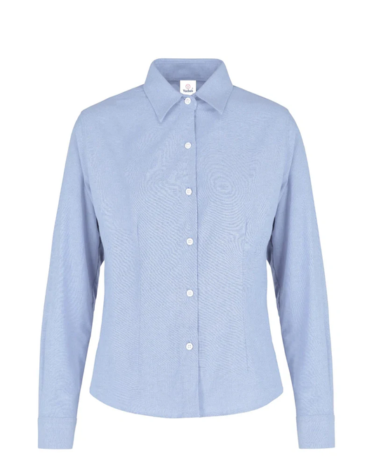 YAZBEK / BLUSA OXFORD MANGA LARGA DAMA