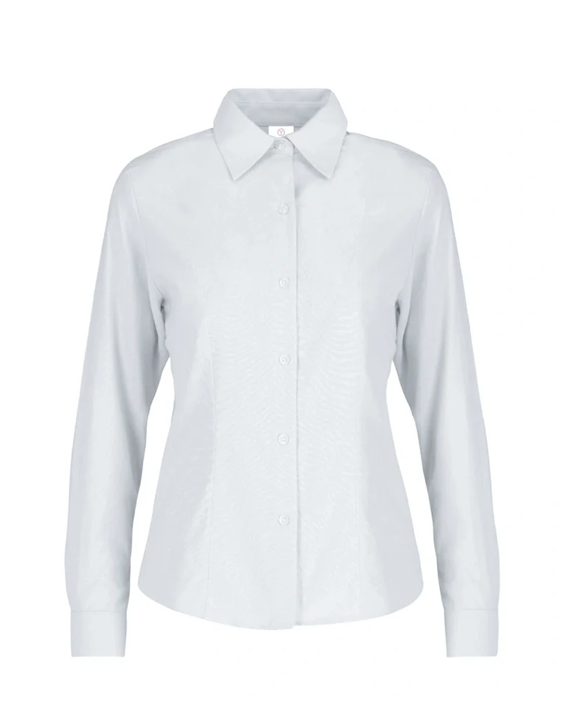 YAZBEK / BLUSA OXFORD MANGA LARGA DAMA