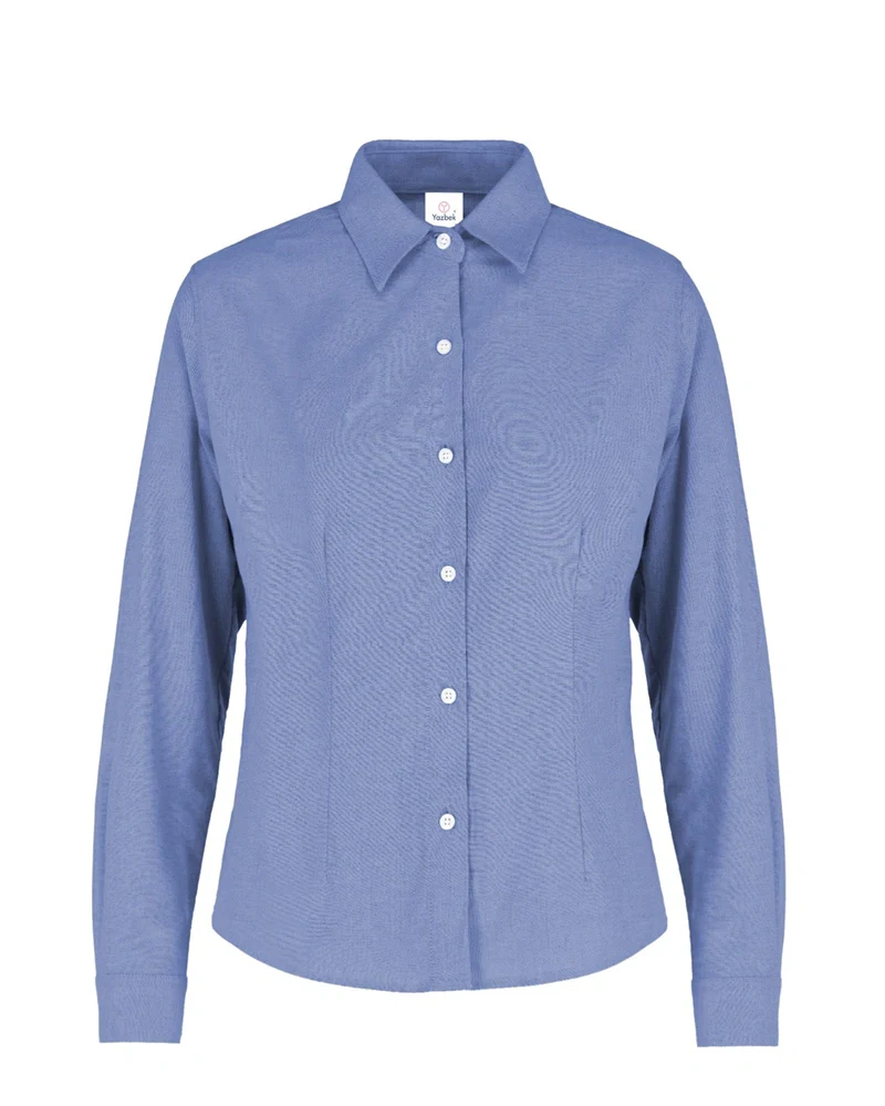 YAZBEK / BLUSA OXFORD MANGA LARGA DAMA