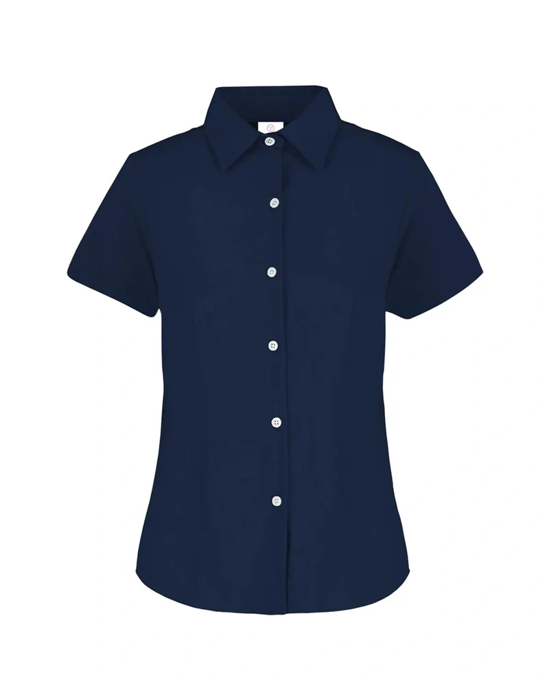 YAZBEK / BLUSA GABARDINA MANGA CORTA DAMA