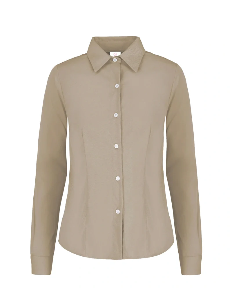 YAZBEK / BLUSA GABARDINA MANGA LARGA DAMA