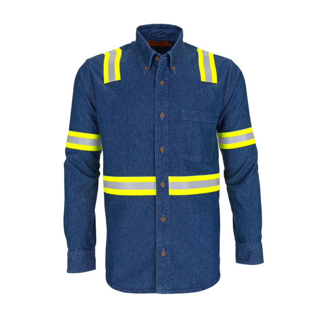 BIG BANG / CAMISA REFLEJANTE POWER DE MEZCLILLA