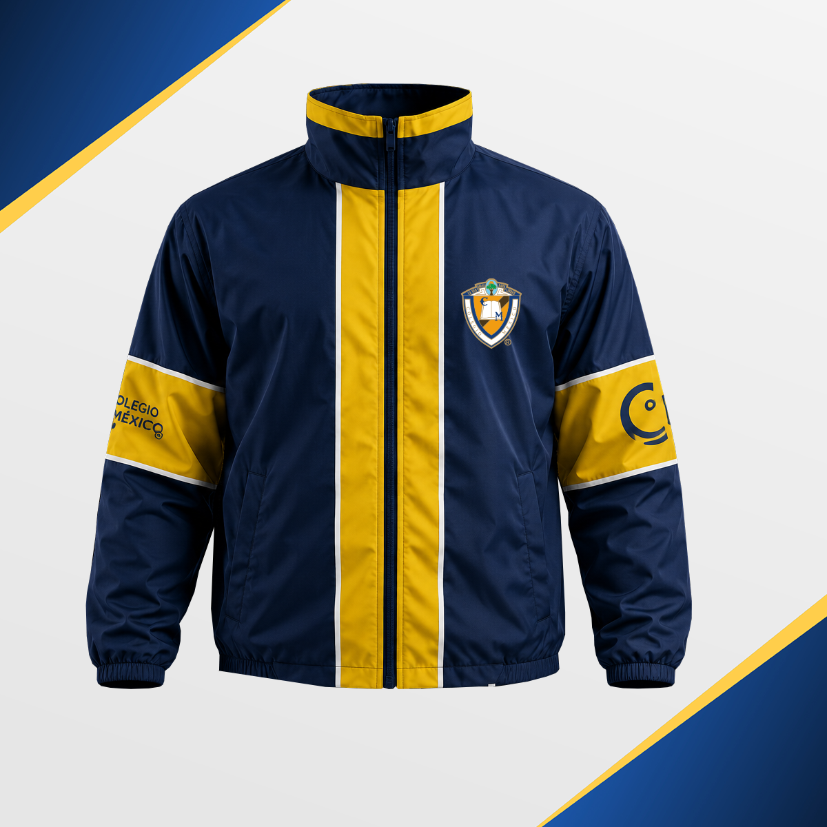 CHAMARRA DEPORTIVA UNISEX COLEGIO MÉXICO