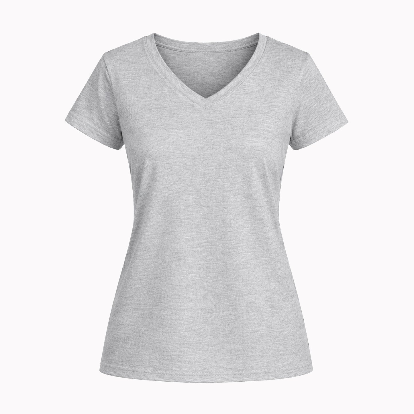 GILDAN 64V00L / PLAYERA CUELLO V MANGA CORTA MUJER
