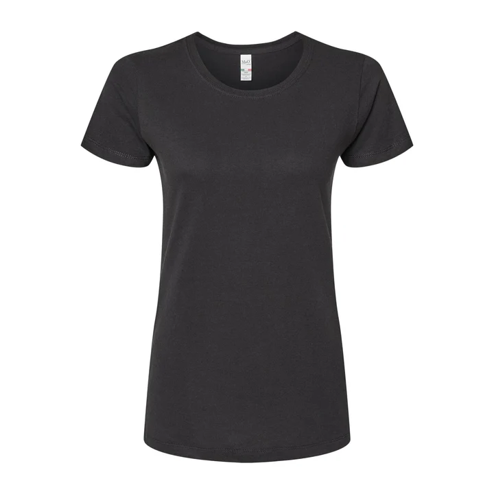 M&O / PLAYERA HEAVY WEIGHT MANGA CORTA DAMA
