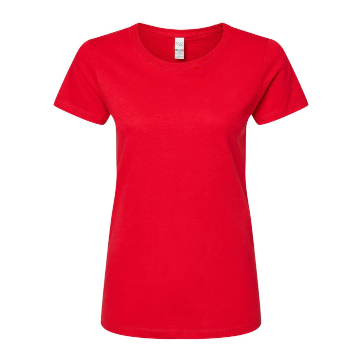 M&O / PLAYERA HEAVY WEIGHT MANGA CORTA DAMA